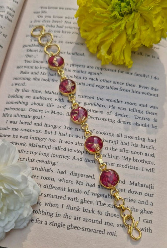 Preserved Rose Bracelet